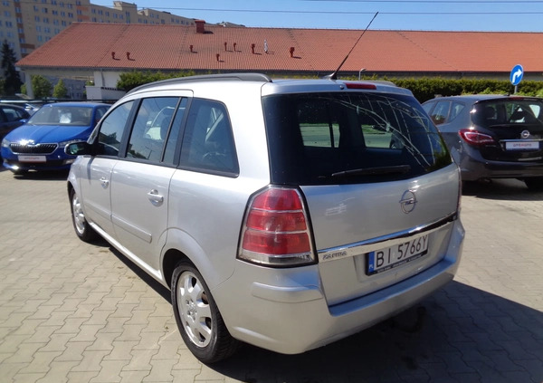 Opel Zafira cena 15900 przebieg: 108000, rok produkcji 2007 z Sompolno małe 137